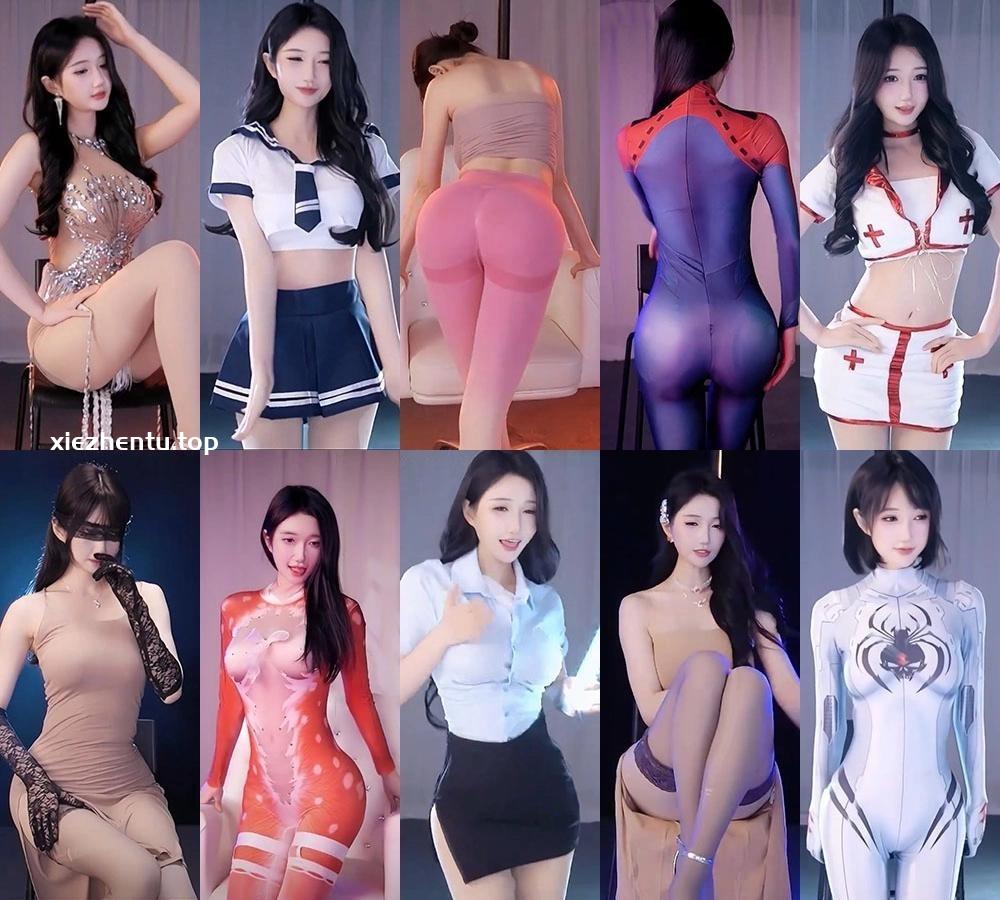 B站UP爱跳舞的小七/ 虎牙坏空空充电专属舞蹈视频合集素材大全