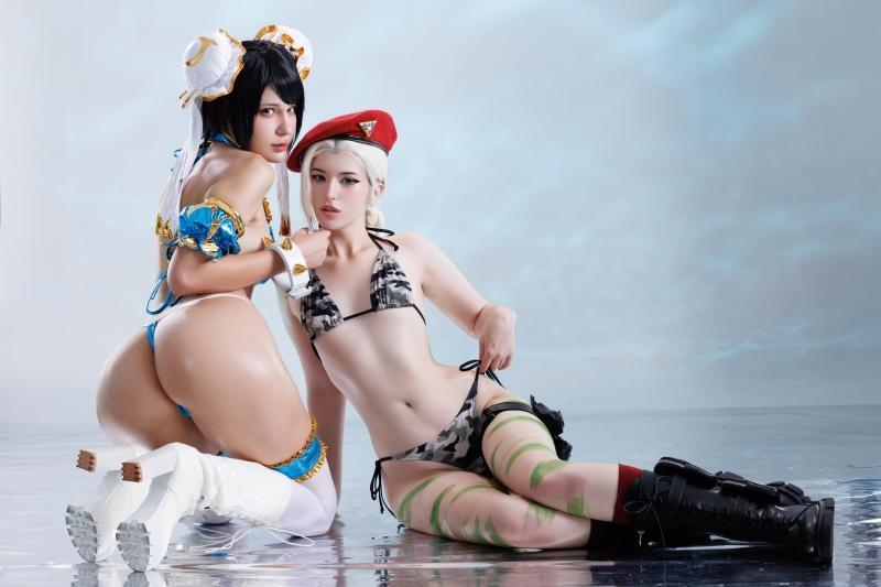 Jean Wanwan Sharkparty Chun li Cammy【14P-182MB】-性感美女