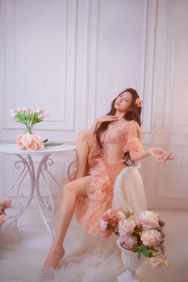 Money冷冷 仙女粉氛围感写真【30P-391M】-小编强推