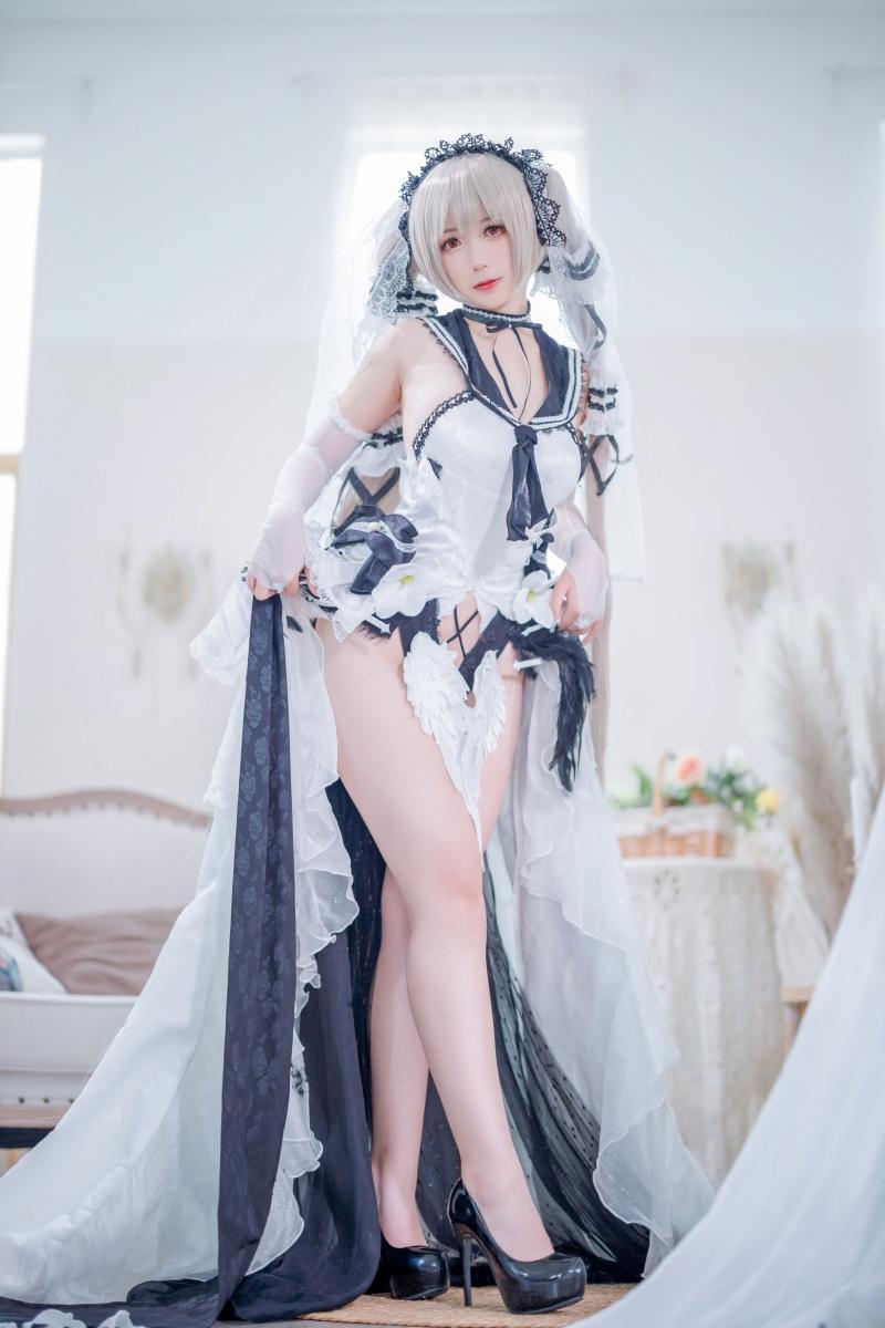 樱落酱w 碧蓝航线 可畏 礼服【20P-208MB】-值得珍藏