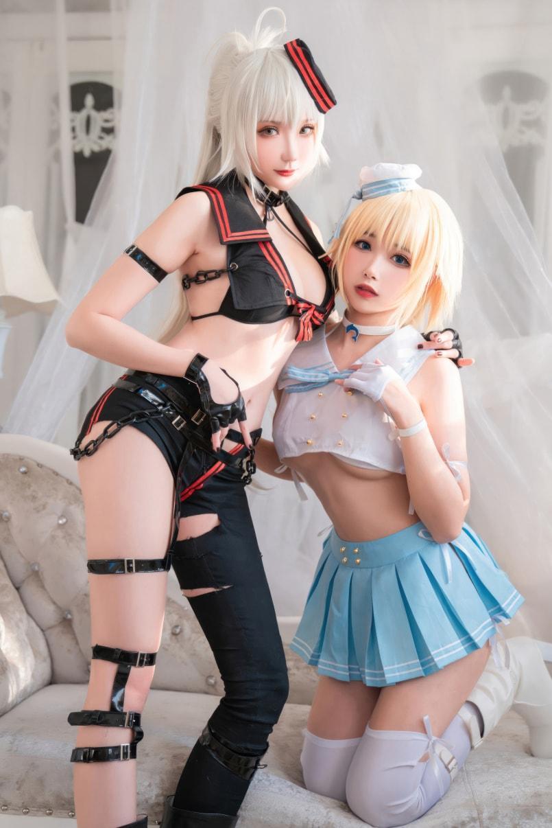 Momoko葵葵 &瓜希酱 FATE-黑白贞德-精品资源