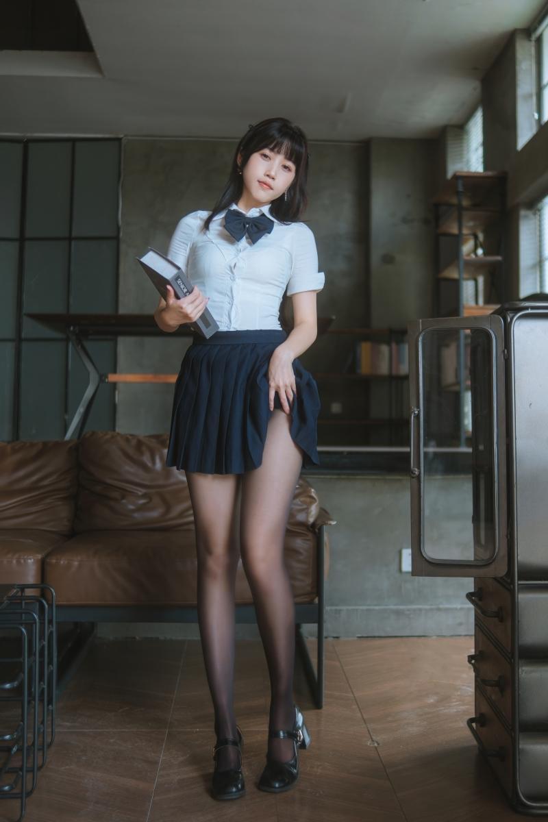 不呆猫 JK学妹户外【59P-390MB】-收藏版